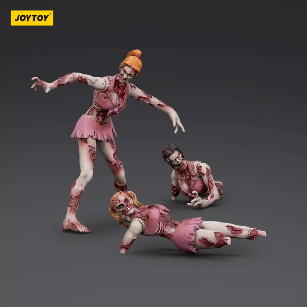 Zombie Dark Source Action Figures Set 3 Bucăți Cheer Leaders 8 cm poza produsului