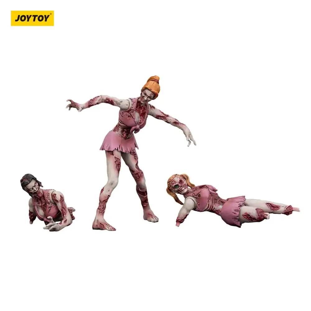 Zombie Dark Source Action Figures Set 3 Bucăți Cheer Leaders 8 cm poza produsului