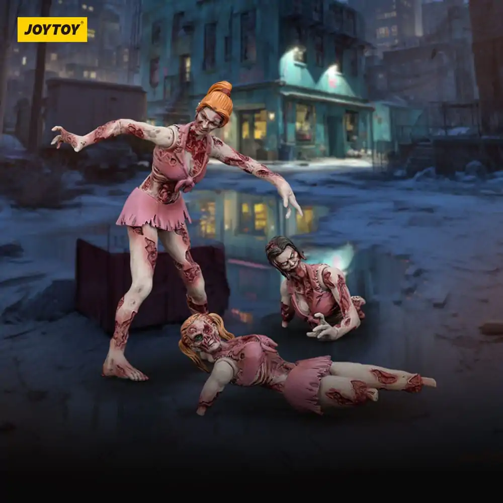 Zombie Dark Source Action Figures Set 3 Bucăți Cheer Leaders 8 cm poza produsului