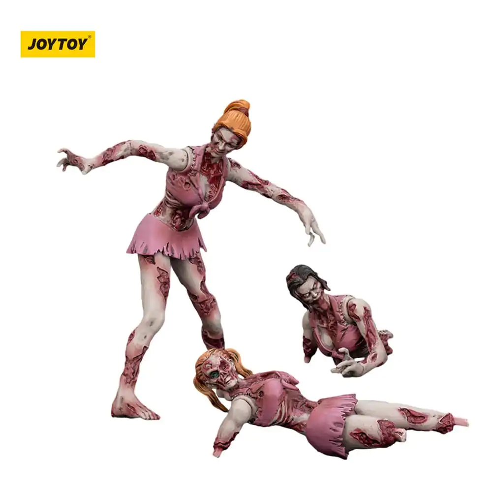 Zombie Dark Source Action Figures Set 3 Bucăți Cheer Leaders 8 cm poza produsului