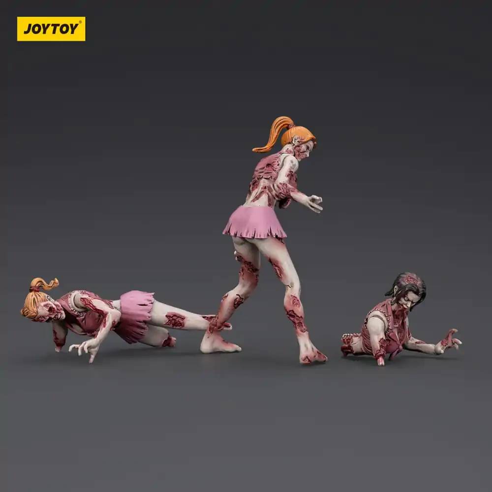 Zombie Dark Source Action Figures Set 3 Bucăți Cheer Leaders 8 cm poza produsului