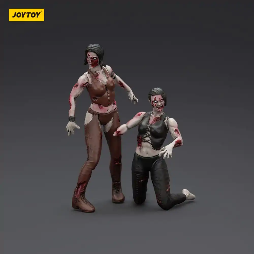 Zombie Dark Source Action Figures set de 2 luptătoare 8 cm poza produsului