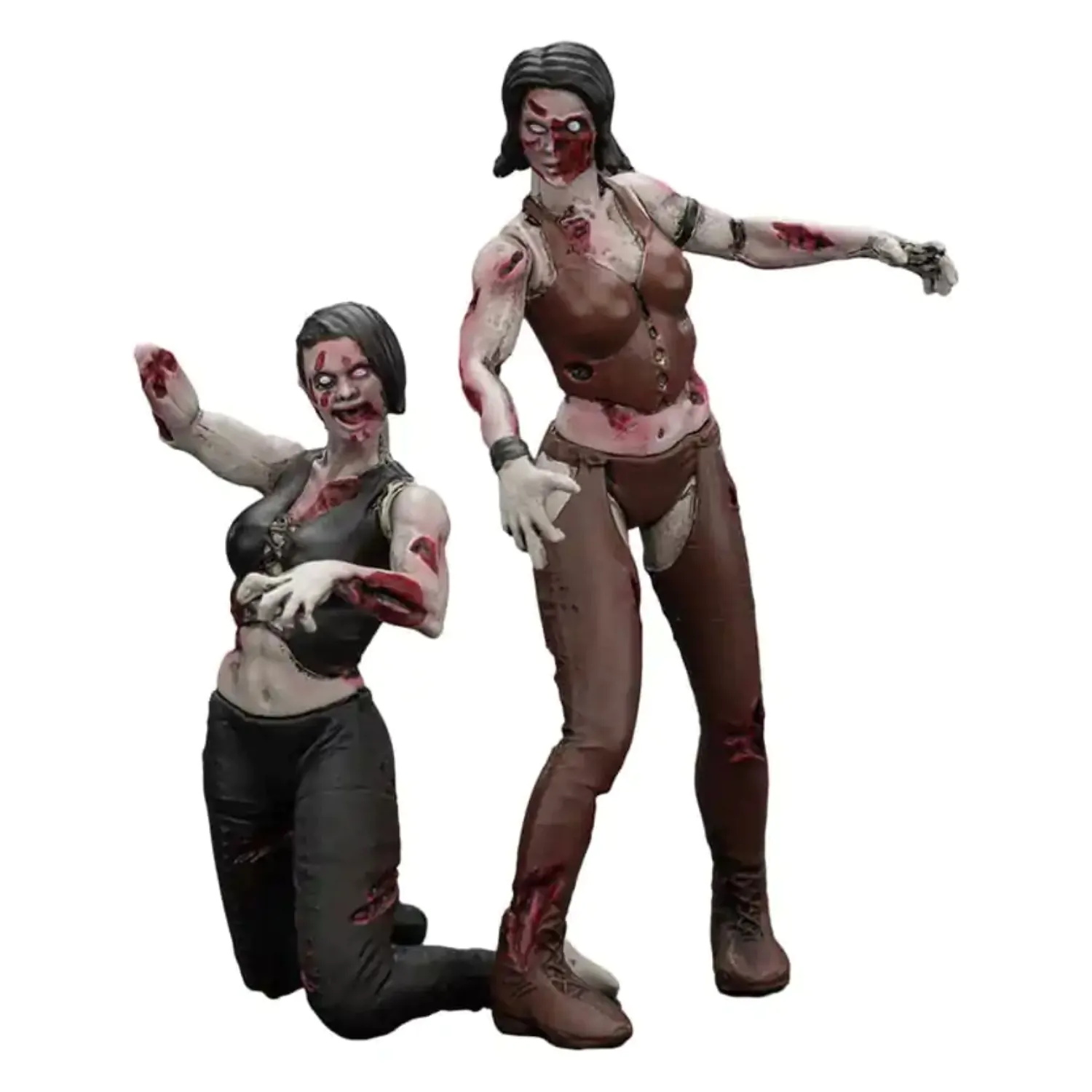 Zombie Dark Source Action Figures set de 2 luptătoare 8 cm poza produsului