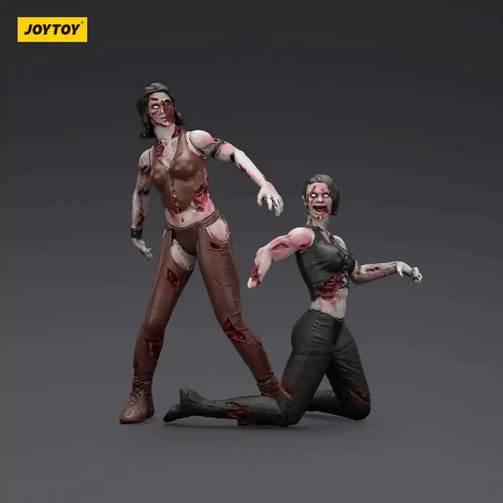 Zombie Dark Source Action Figures set de 2 luptătoare 8 cm poza produsului