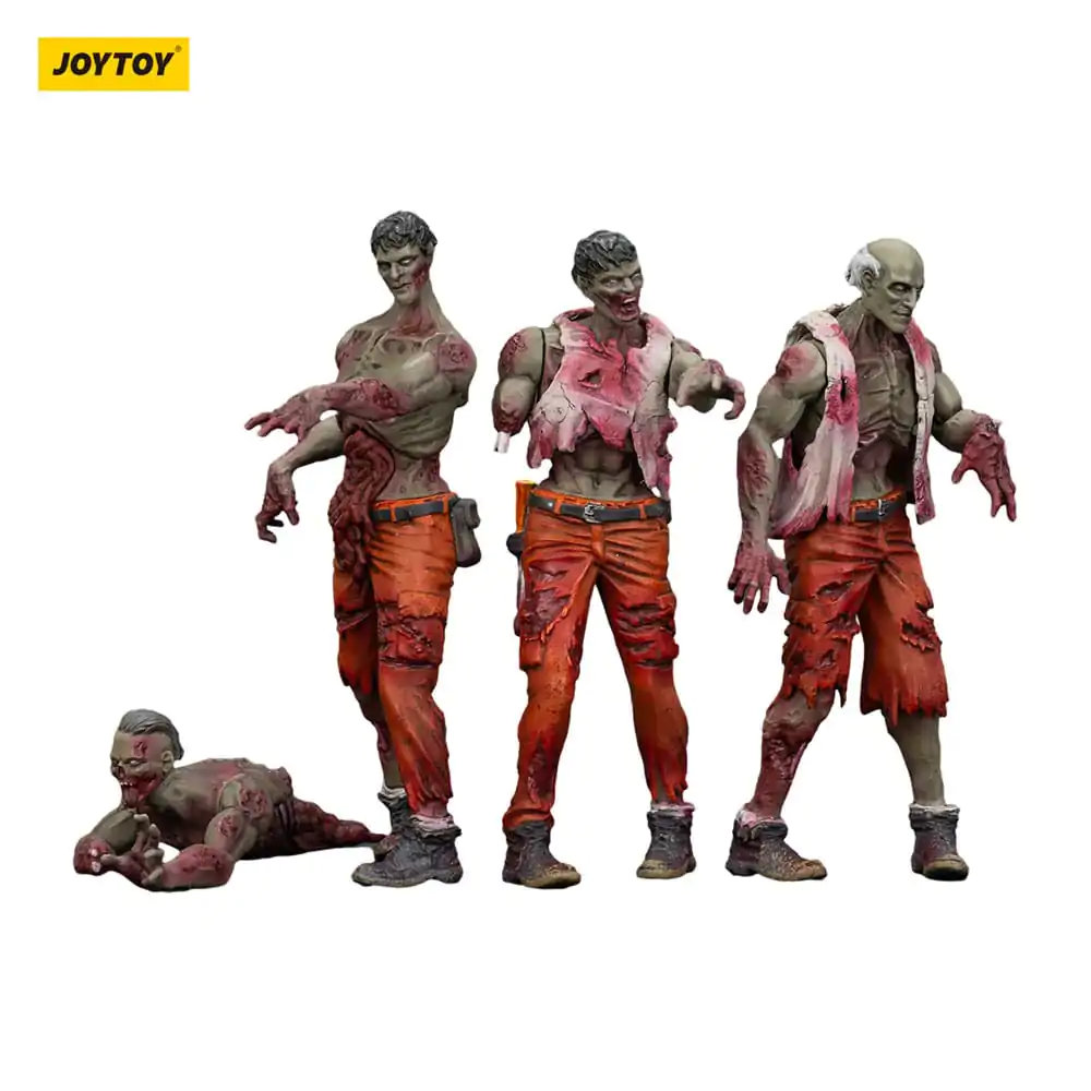 Zombie Dark Source Figurine de Acțiune Pachet de 4 Echipa Mecanică 8 cm poza produsului