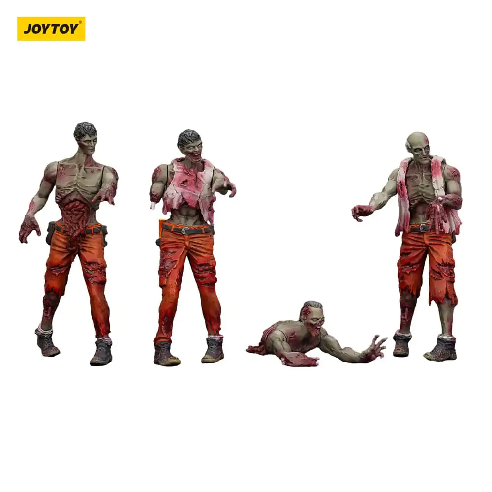 Zombie Dark Source Figurine de Acțiune Pachet de 4 Echipa Mecanică 8 cm poza produsului