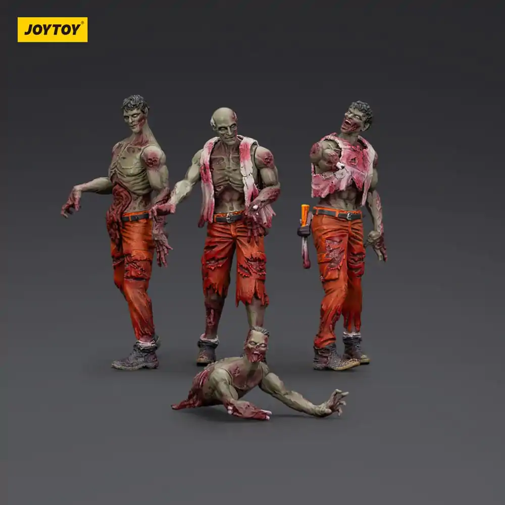 Zombie Dark Source Figurine de Acțiune Pachet de 4 Echipa Mecanică 8 cm poza produsului
