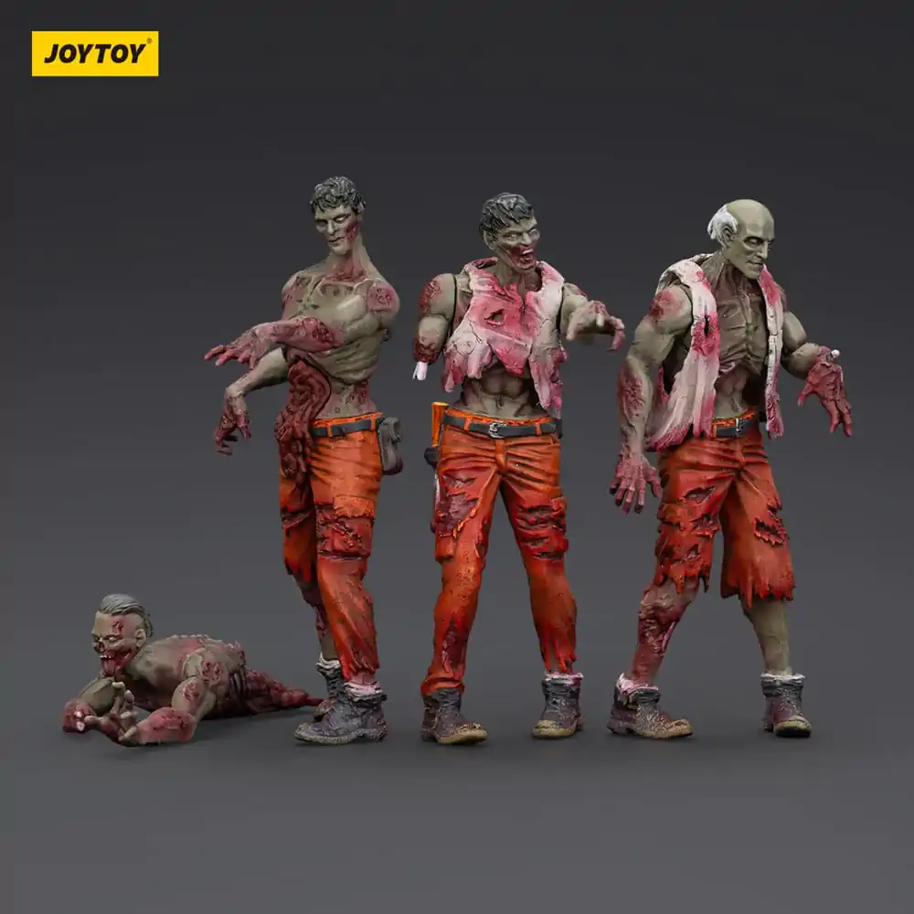 Zombie Dark Source Figurine de Acțiune Pachet de 4 Echipa Mecanică 8 cm poza produsului