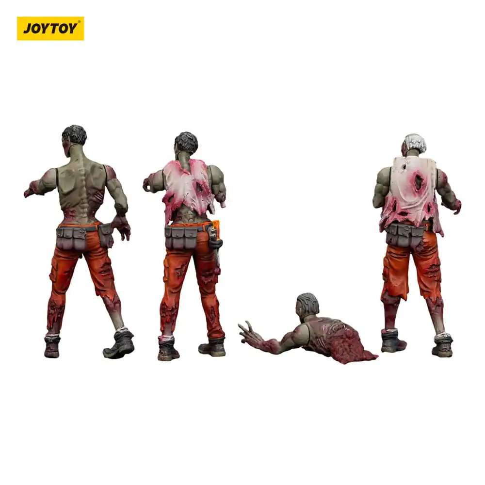Zombie Dark Source Figurine de Acțiune Pachet de 4 Echipa Mecanică 8 cm poza produsului