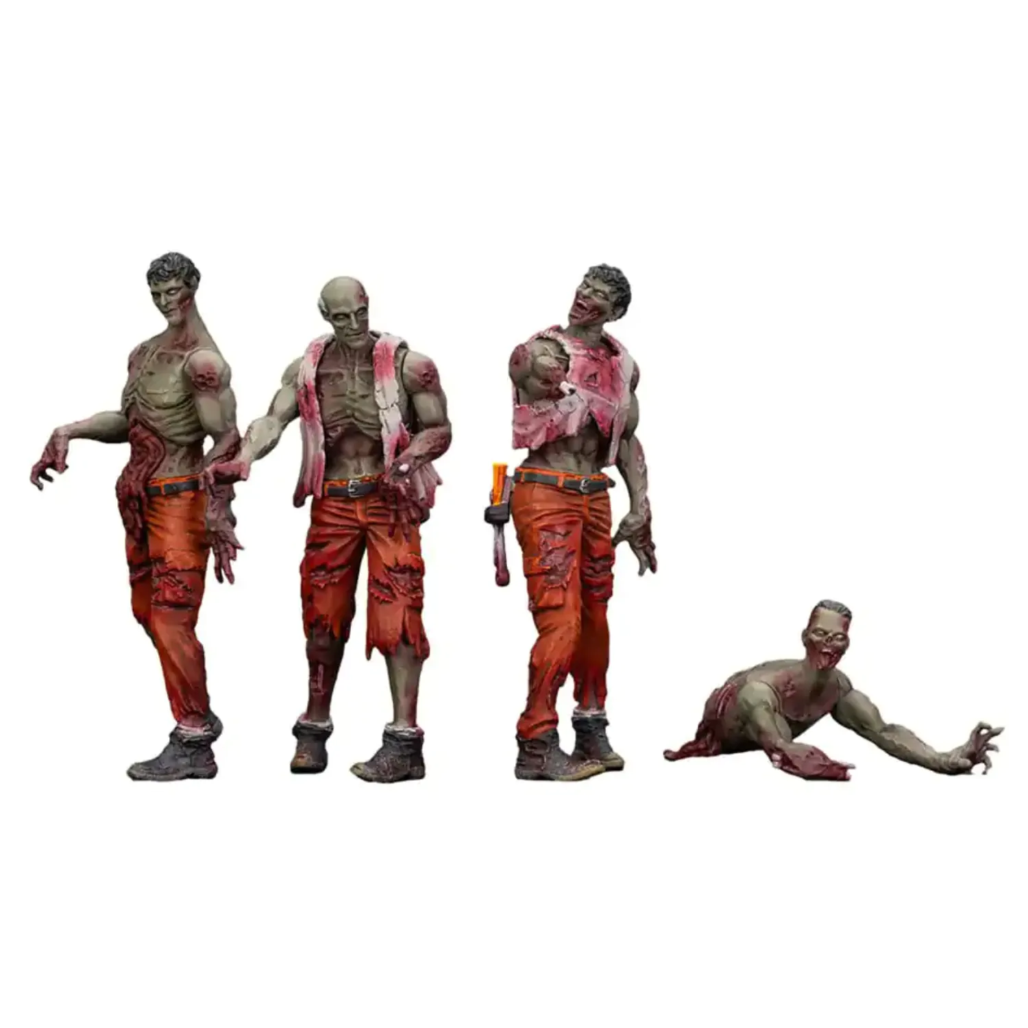 Zombie Dark Source Figurine de Acțiune Pachet de 4 Echipa Mecanică 8 cm poza produsului