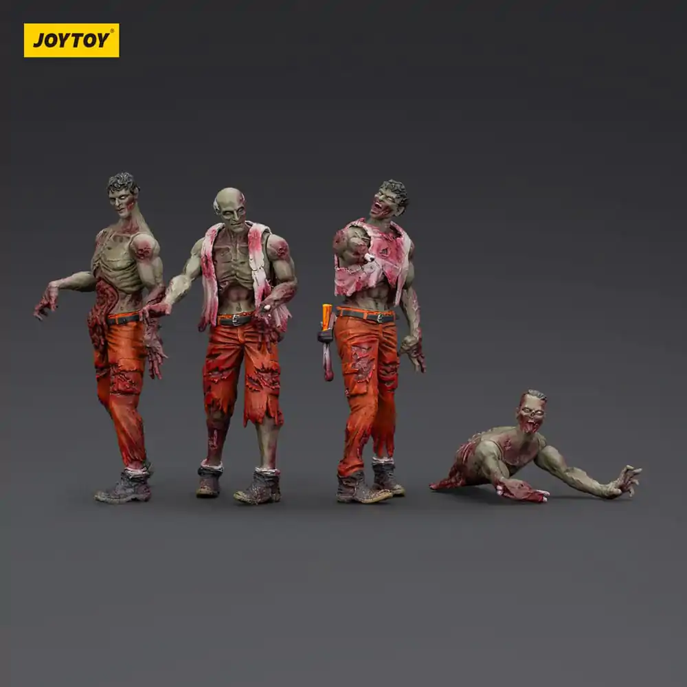 Zombie Dark Source Figurine de Acțiune Pachet de 4 Echipa Mecanică 8 cm poza produsului