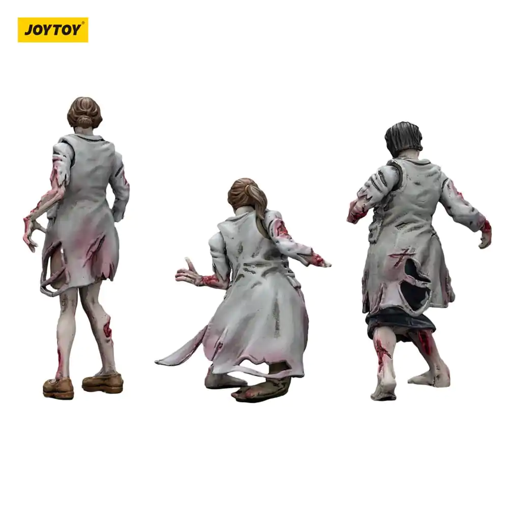 Zombie Dark Source Action Figures Set 3 Figurine Medici 8 cm poza produsului