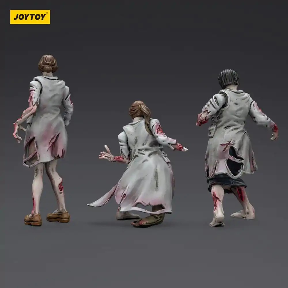 Zombie Dark Source Action Figures Set 3 Figurine Medici 8 cm poza produsului