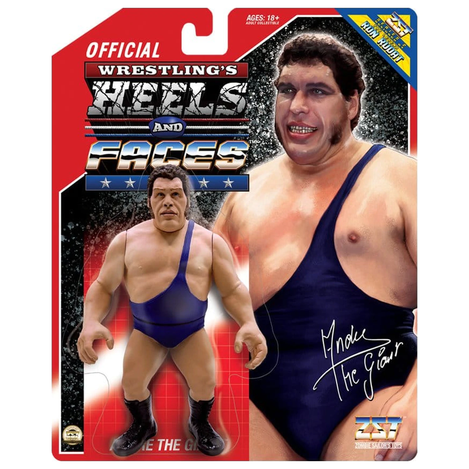 Zombie Sailor's Toys Andre the Giant figură de acțiune cu curea albastră 11 cm poza produsului