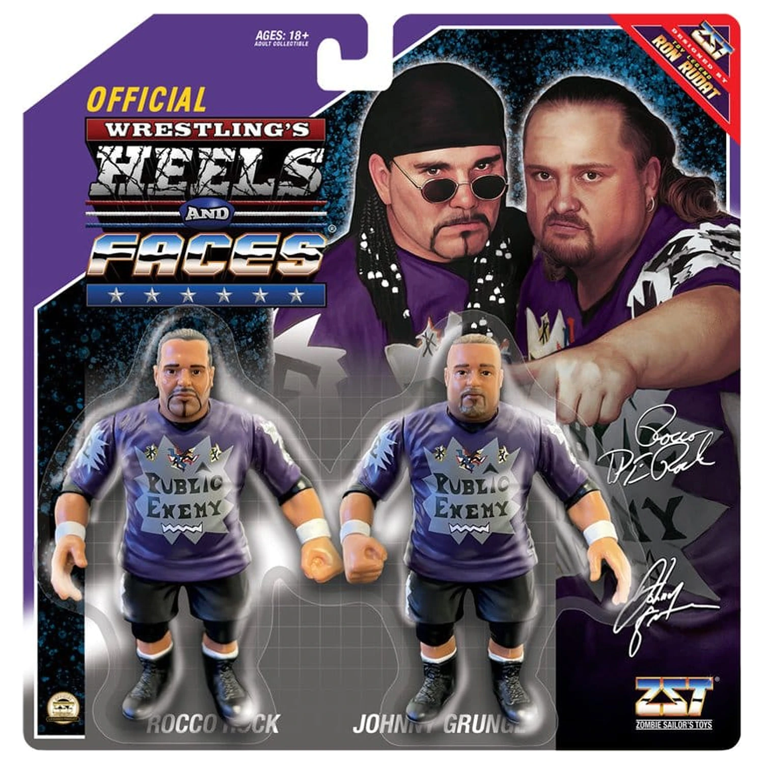 Zombie Sailor's Toys Action Figures 2-Pack Rocco Rock and Johnny Grunge Public Enemy 11 cm poza produsului