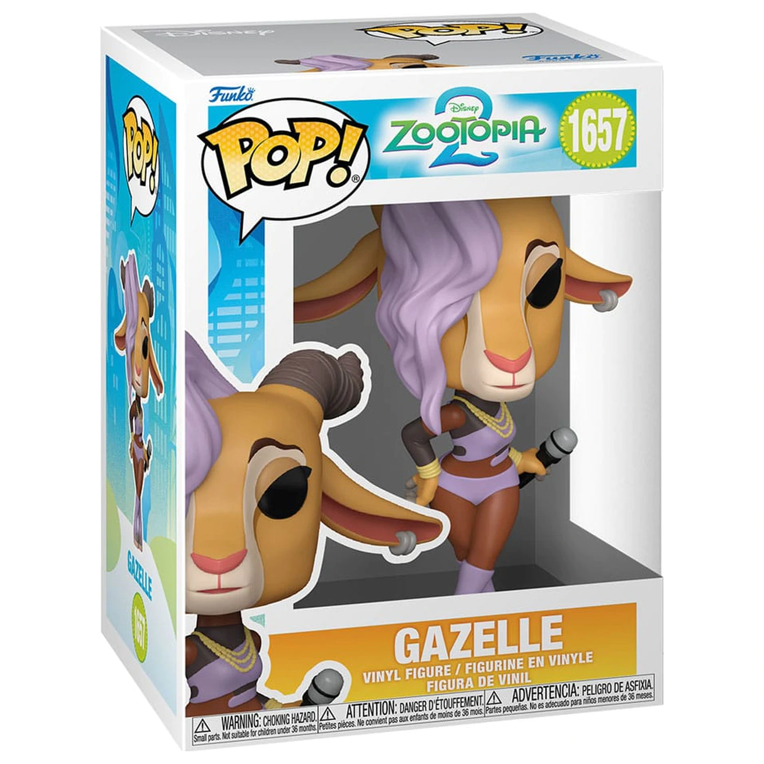 Zootopia 2 Funko POP! Movies Figurina de vinil Gazelle 9 cm poza produsului