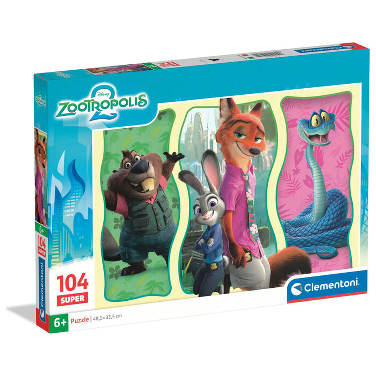 Zootopia 2 puzzle 104 de piese poza produsului