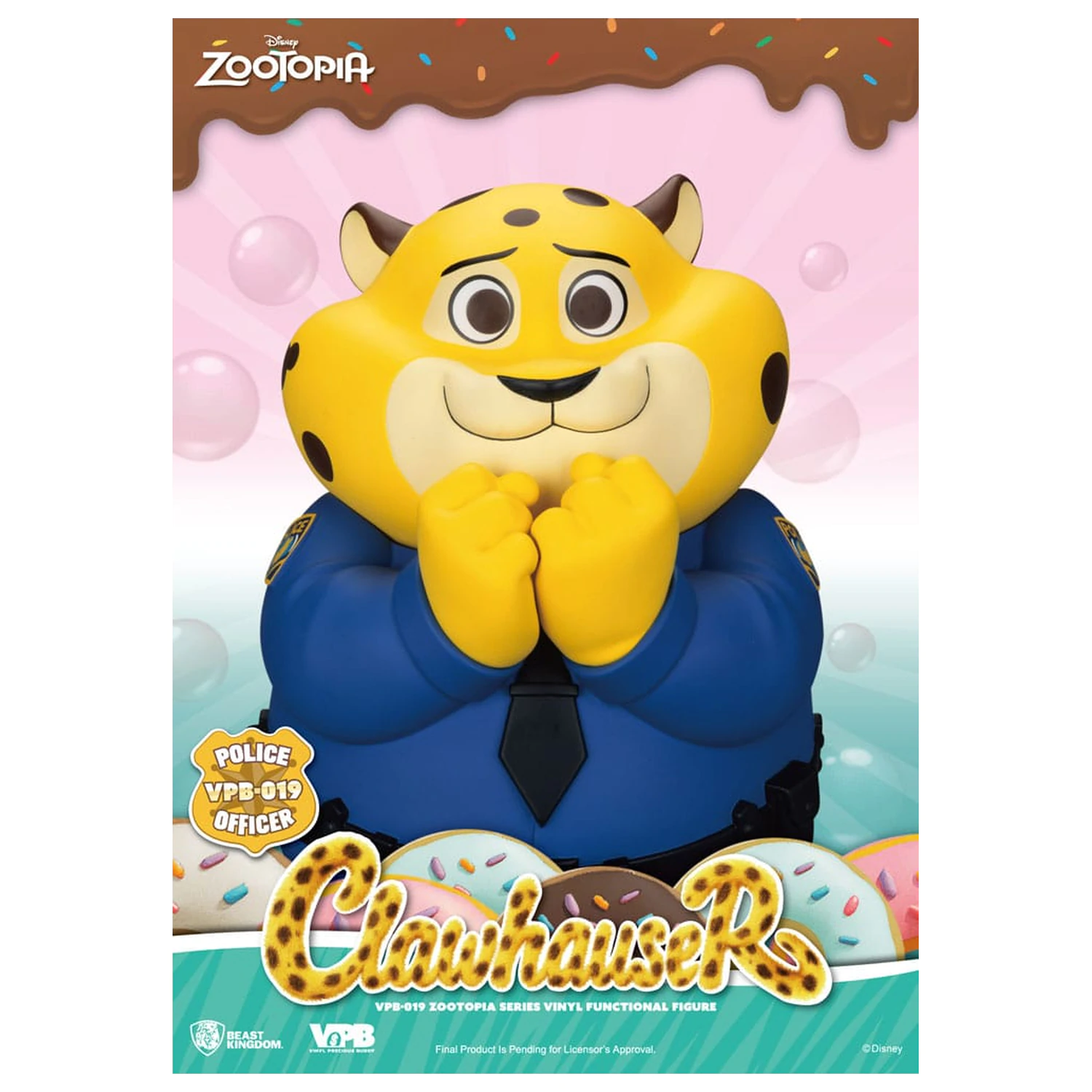 Zootopia Piggy Vinyl Bank Clawhauser 40 cm poza produsului