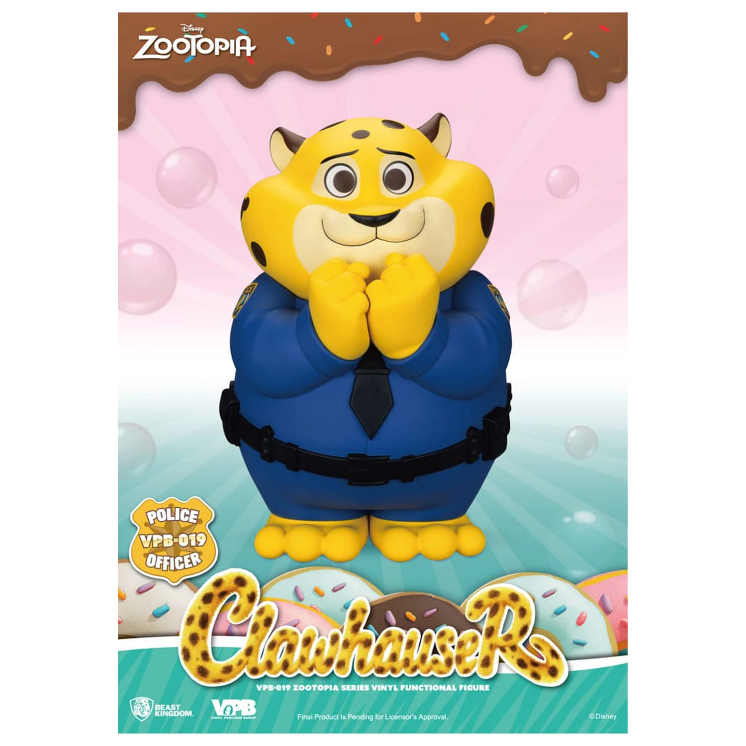 Zootopia Piggy Vinyl Bank Clawhauser 40 cm poza produsului
