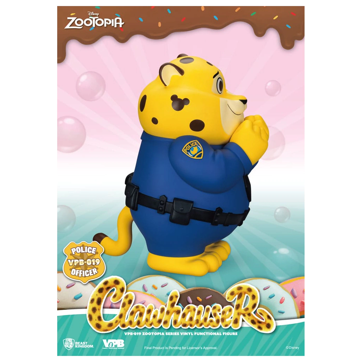 Zootopia Piggy Vinyl Bank Clawhauser 40 cm poza produsului
