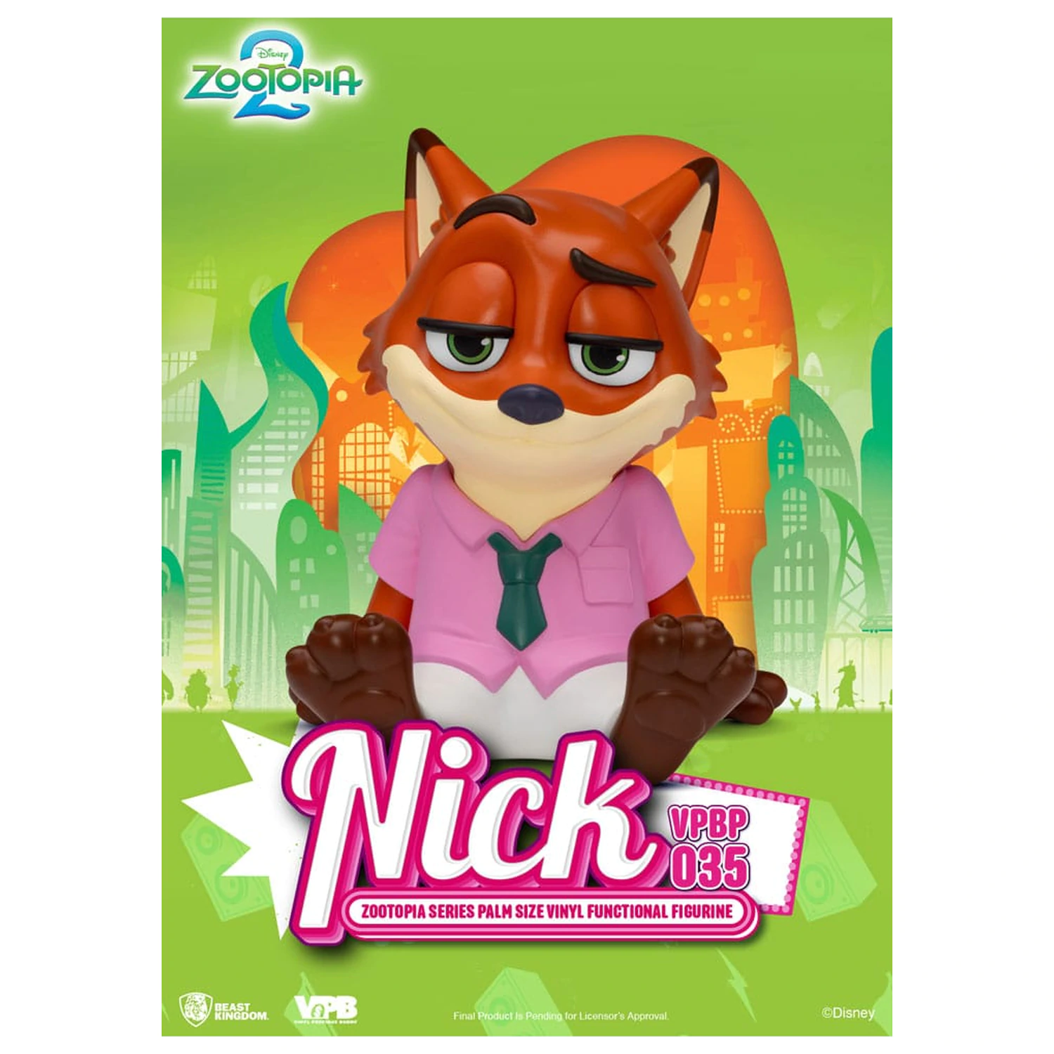 Zootopia Pusculita Vinil Nick 15 cm poza produsului