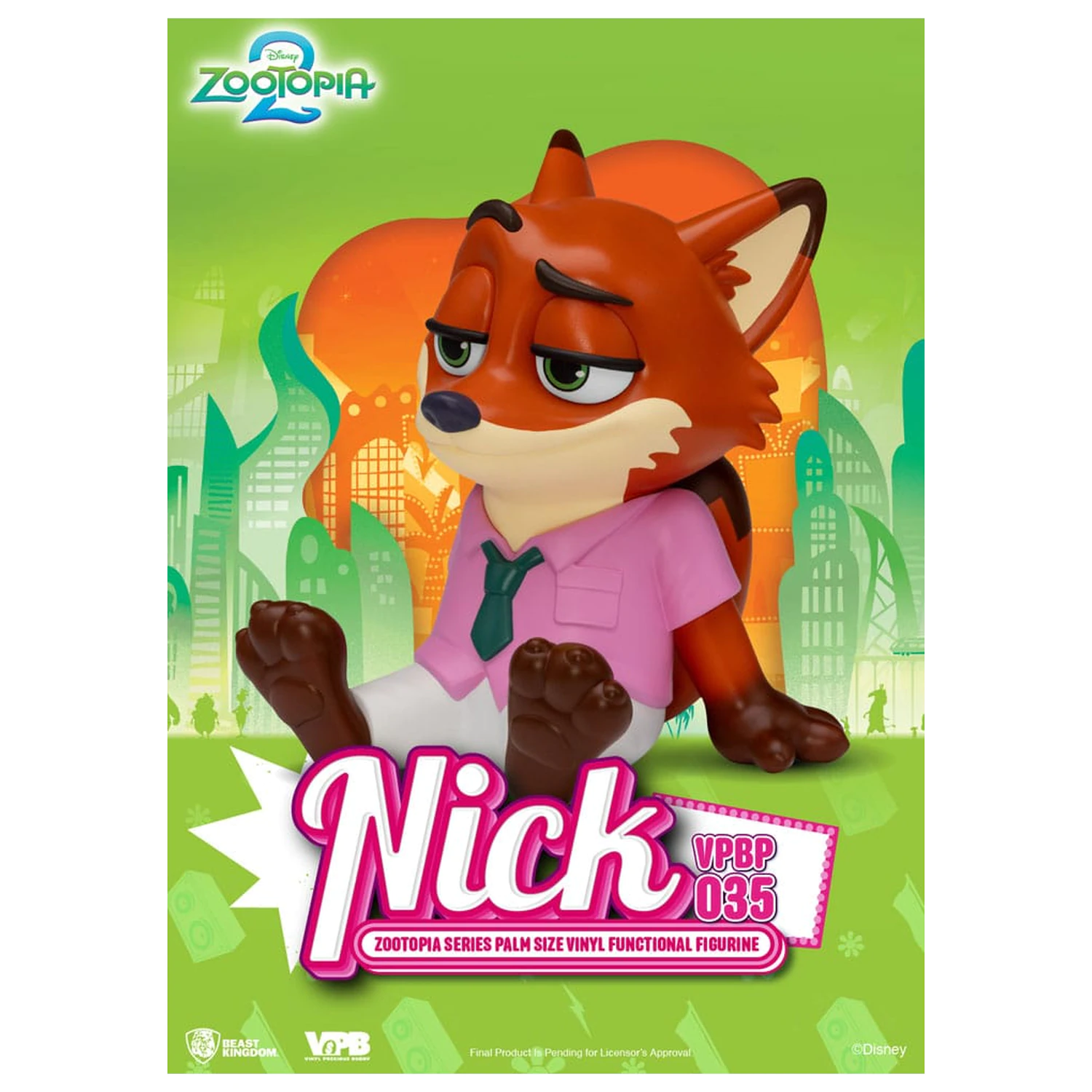 Zootopia Pusculita Vinil Nick 15 cm poza produsului