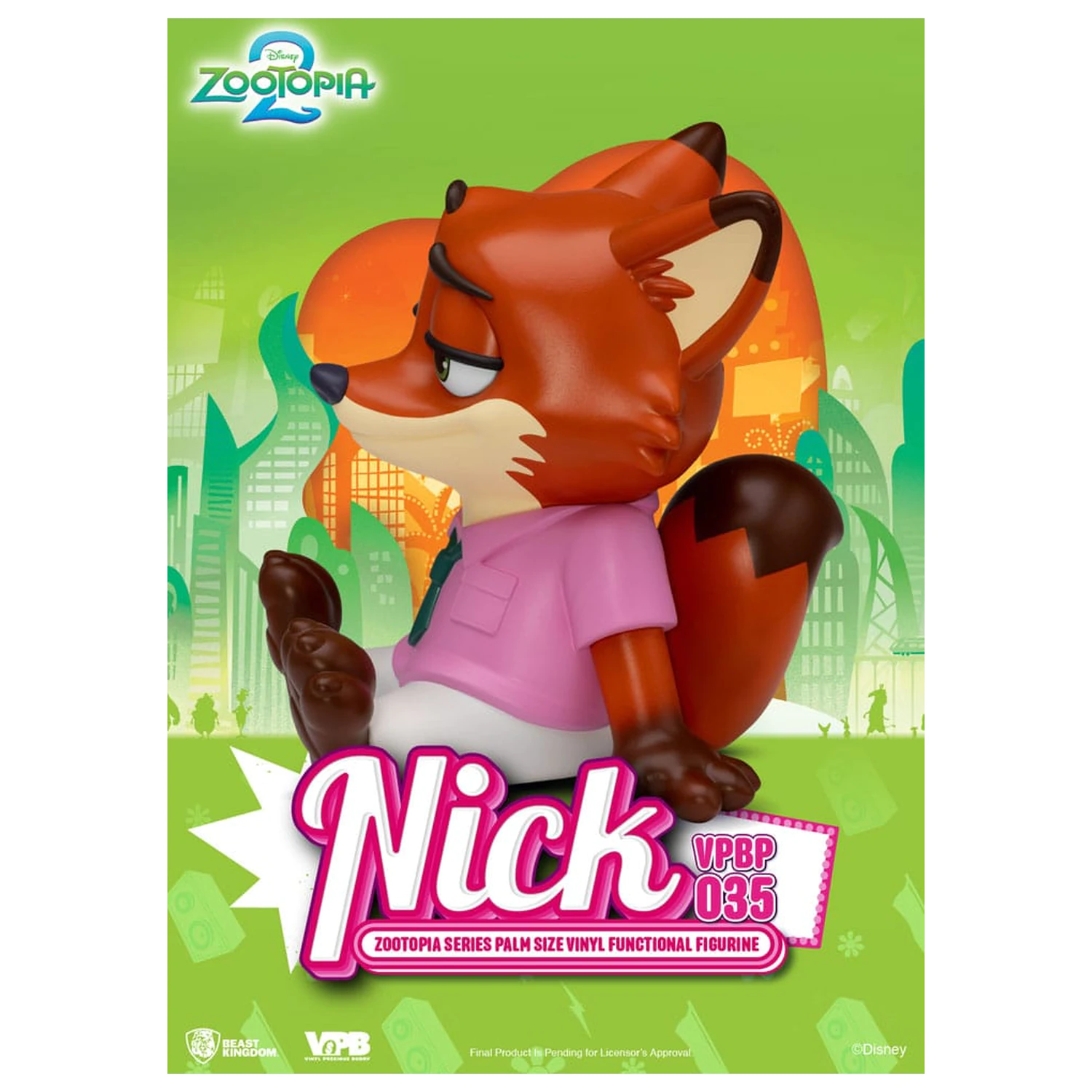 Zootopia Pusculita Vinil Nick 15 cm poza produsului