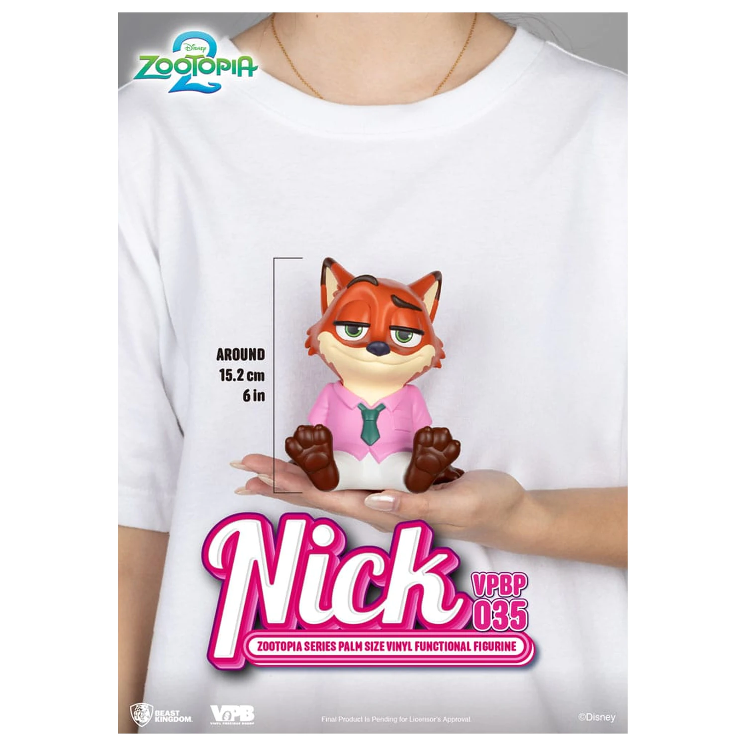Zootopia Pusculita Vinil Nick 15 cm poza produsului