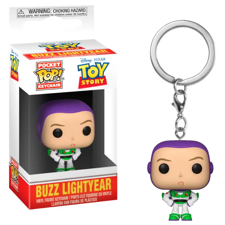 Toy Story Pocket POP! Breloc din vinil Buzz 4 cm poza produsului