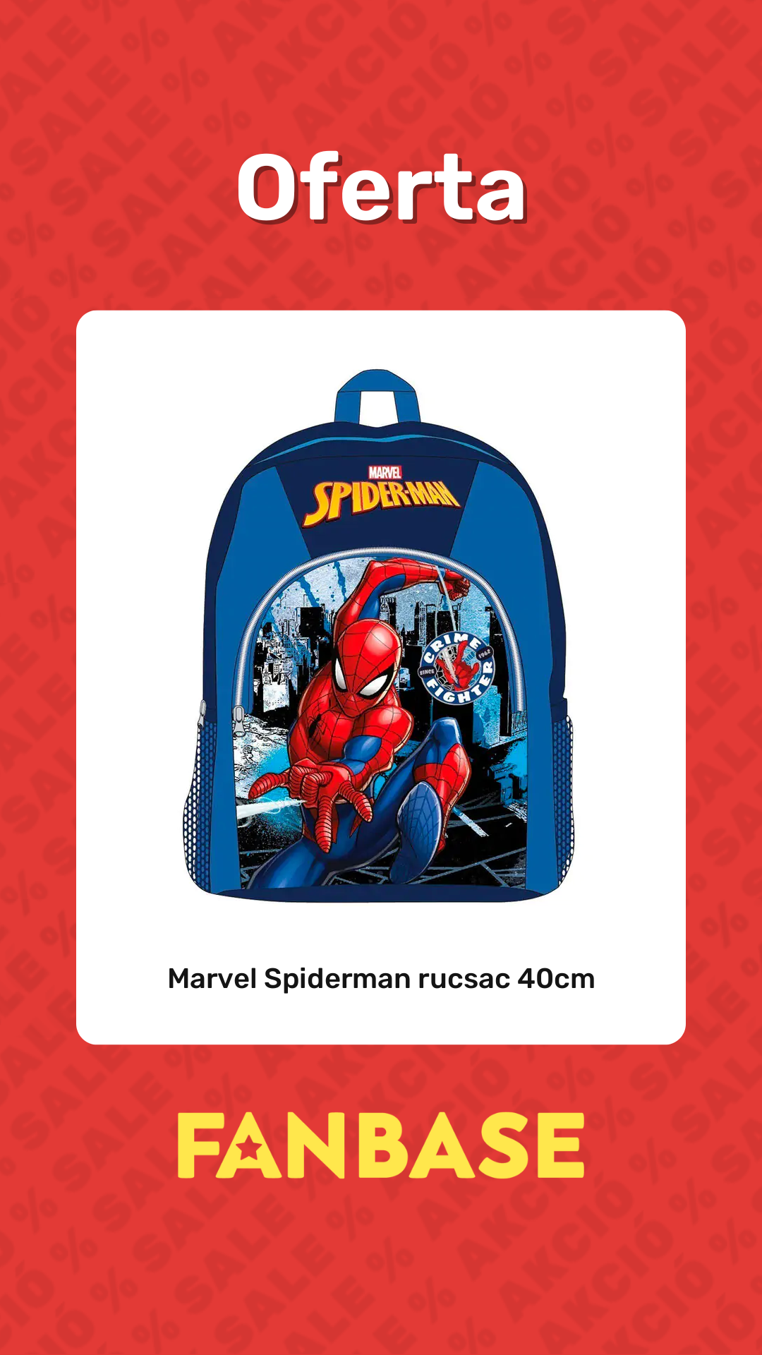 Oferte: Marvel Spiderman rucsac 40cm