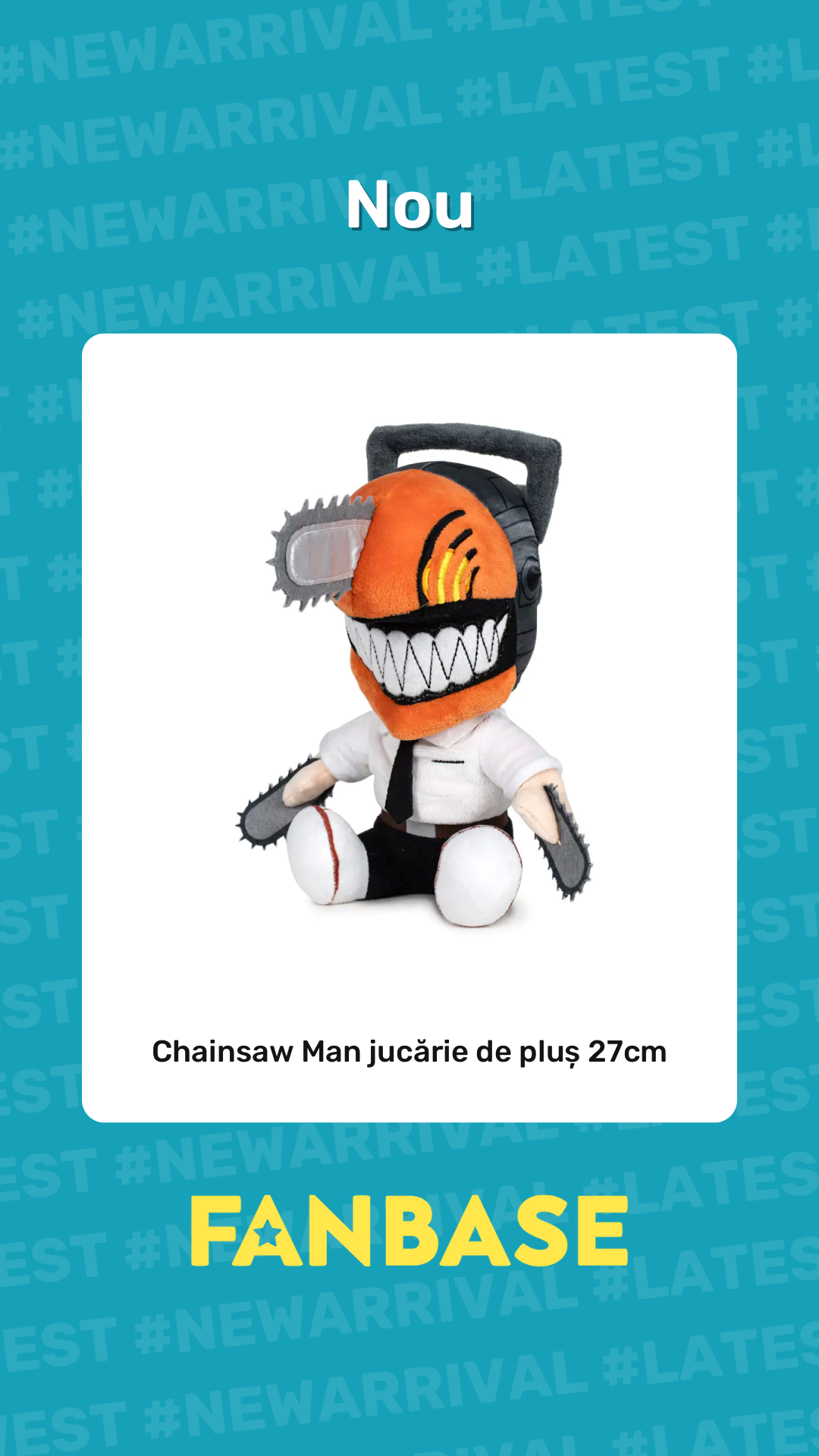 Ultimele produse: Chainsaw Man jucărie de pluș 27cm