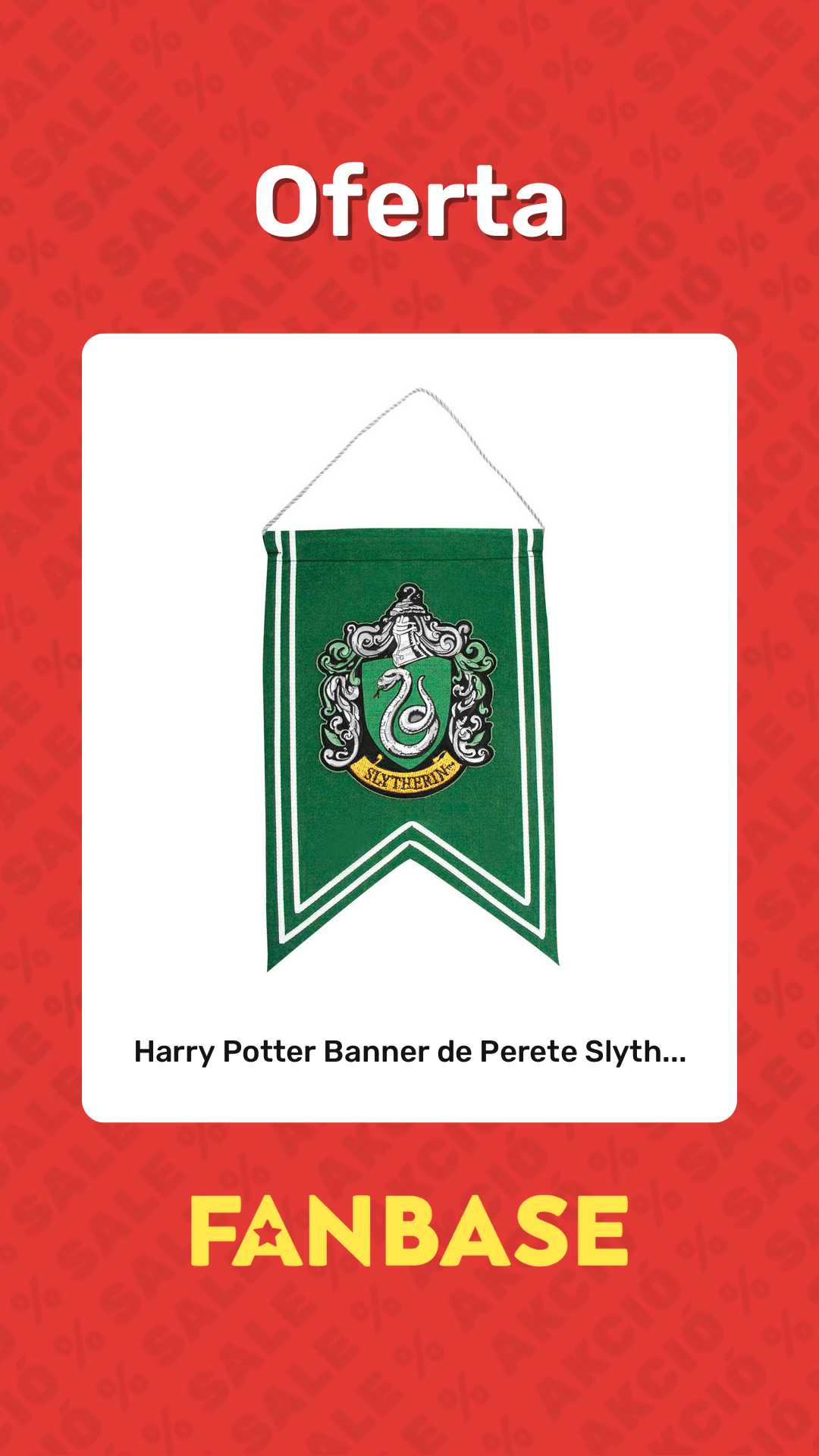 Oferte: Harry Potter Banner de Perete Slyth...
