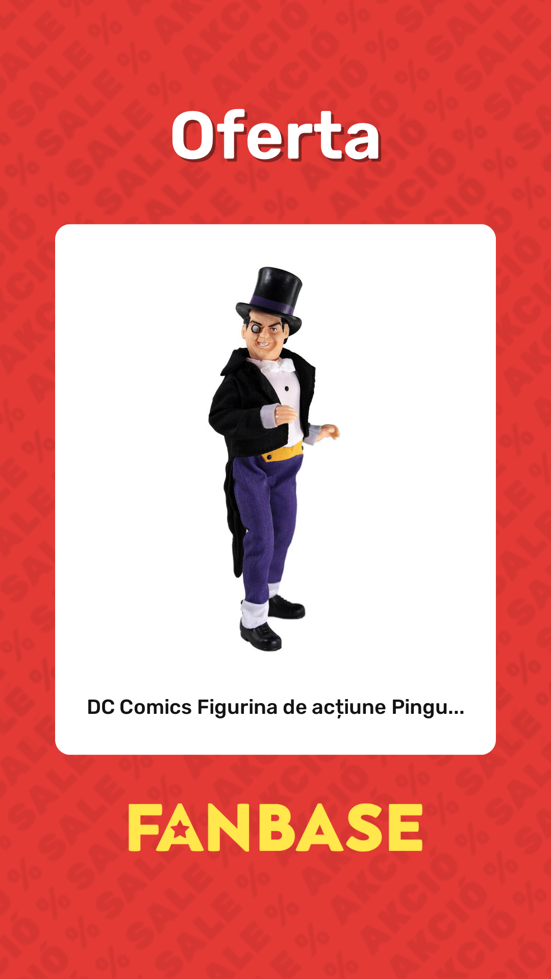 Oferte: DC Comics Figurina de acțiune Pingu...