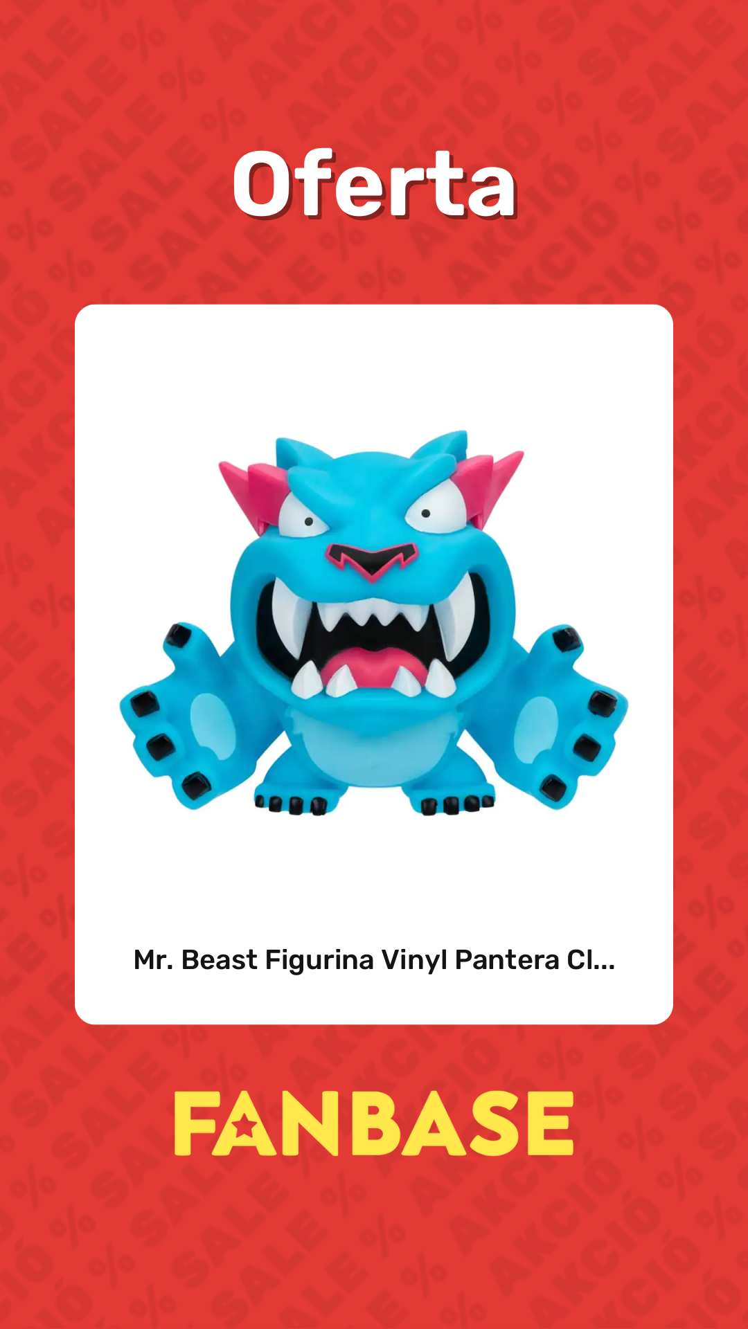 Oferte: Mr. Beast Figurina Vinyl Pantera Cl...