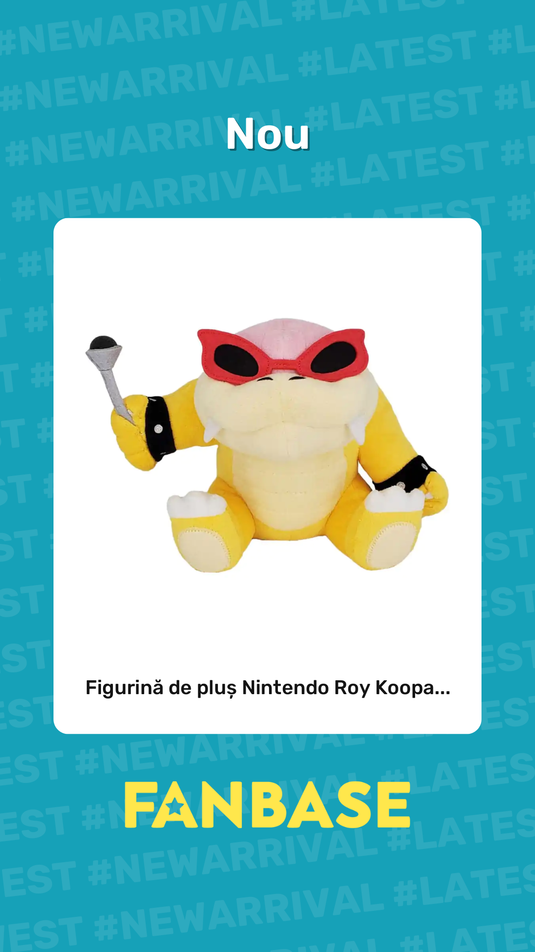 Ultimele produse: Figurină de pluș Nintendo Roy Koopa...
