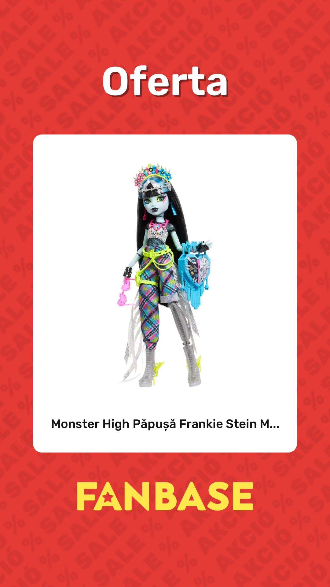 Oferte: Monster High Păpușă Frankie Stein M...