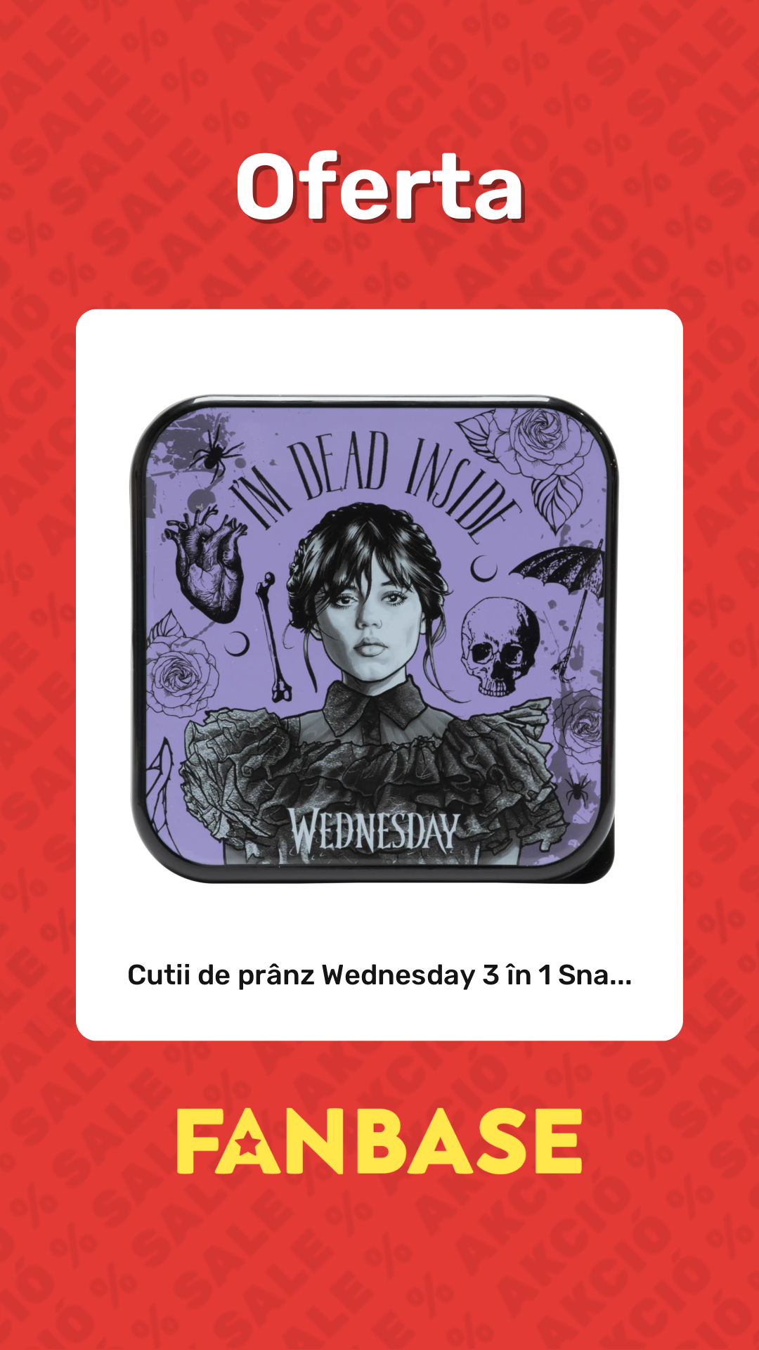 Oferte: Cutii de prânz Wednesday 3 în 1 Sna...