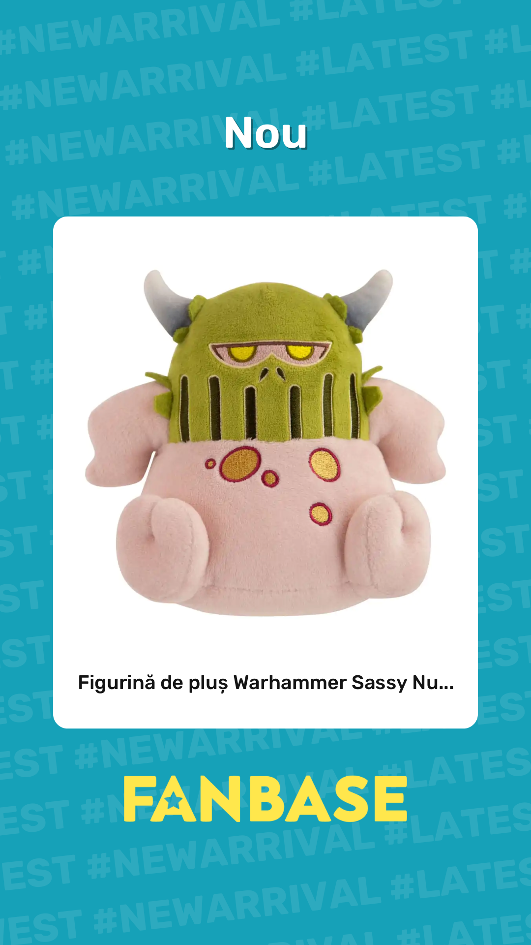 Ultimele produse: Figurină de pluș Warhammer Sassy Nu...