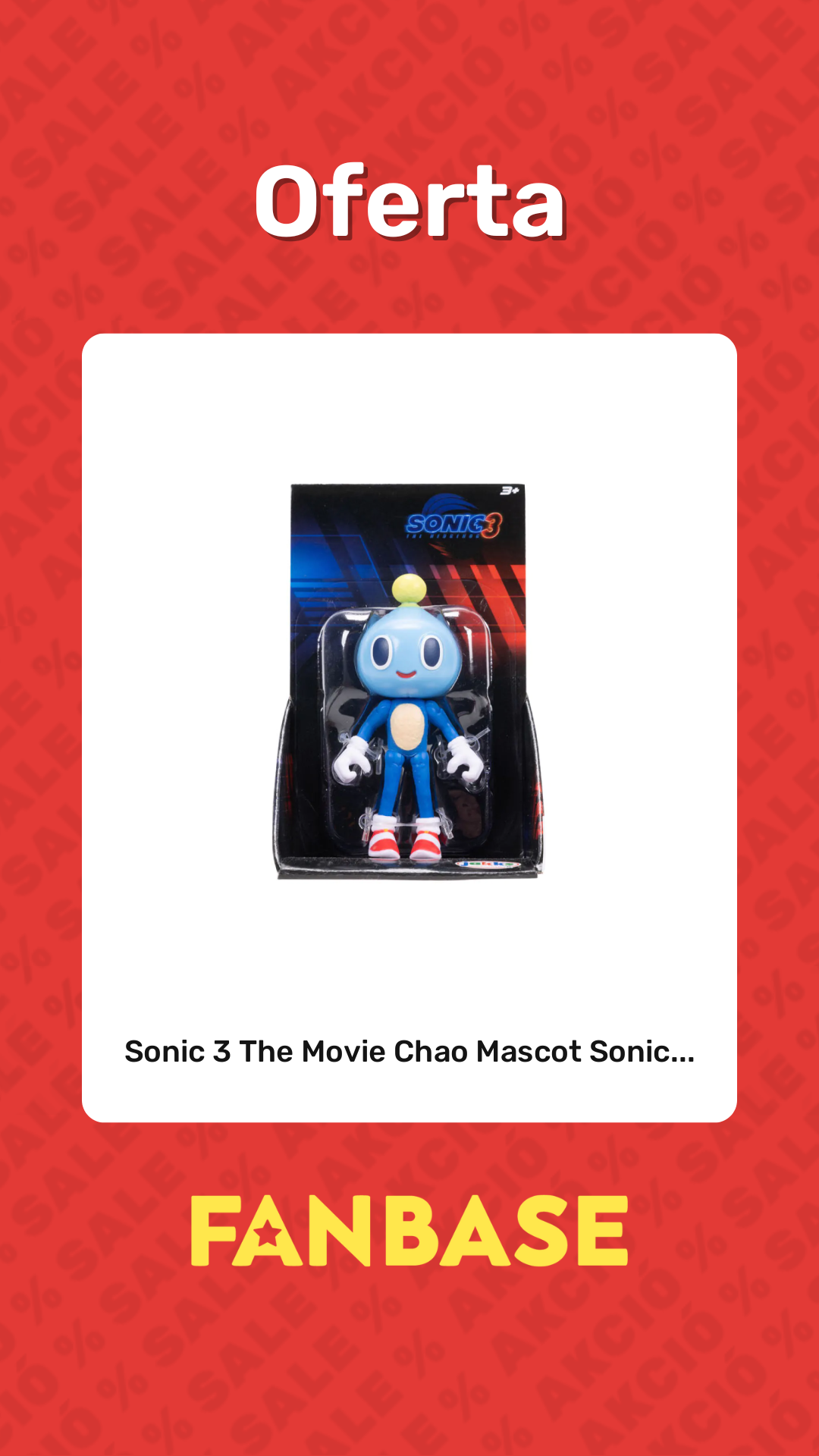 Oferte: Sonic 3 The Movie Chao Mascot Sonic...