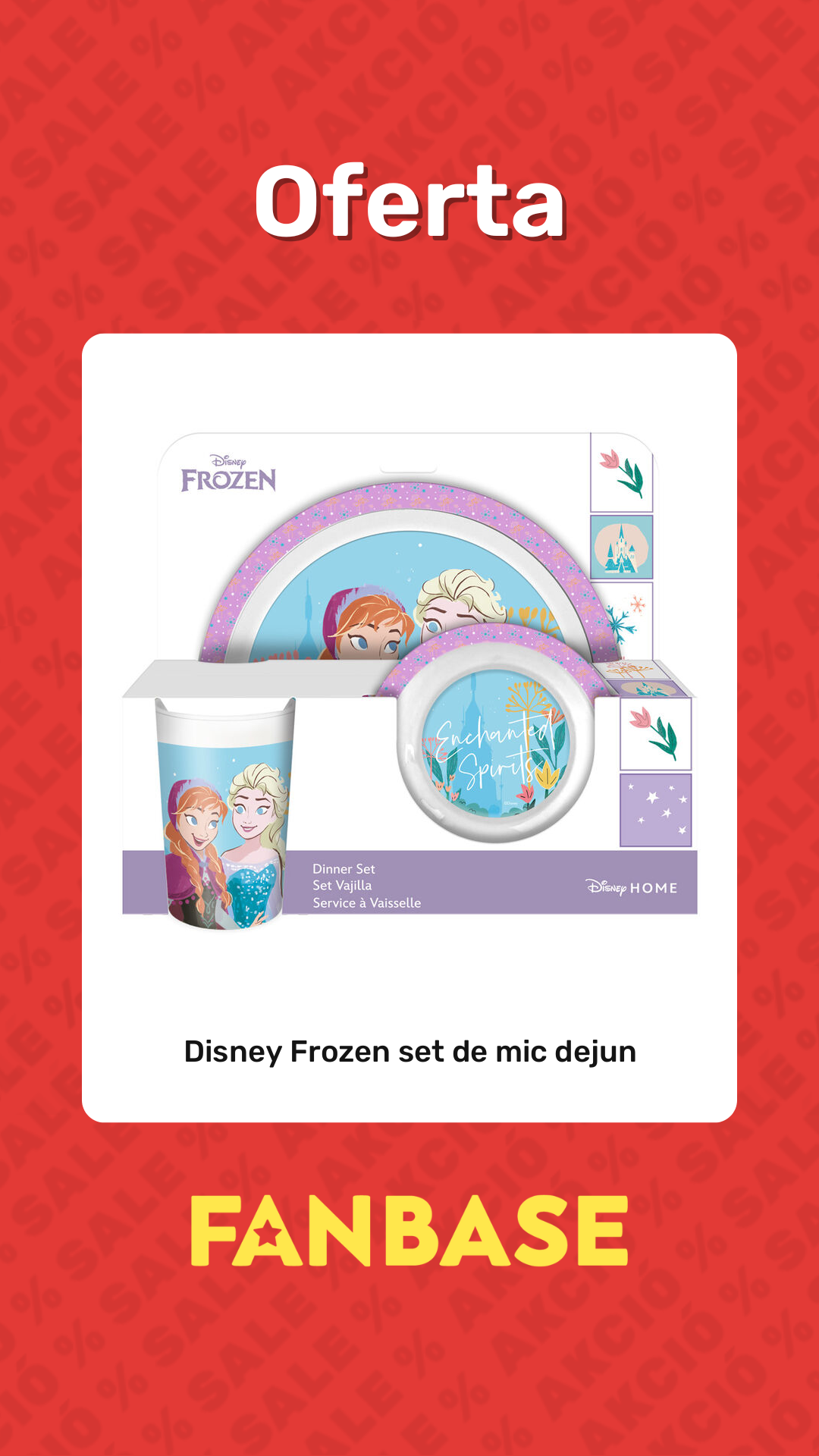 Oferte: Disney Frozen set de mic dejun