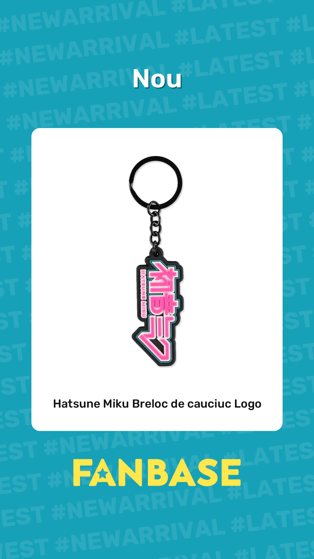 Ultimele produse: Hatsune Miku Breloc de cauciuc Logo