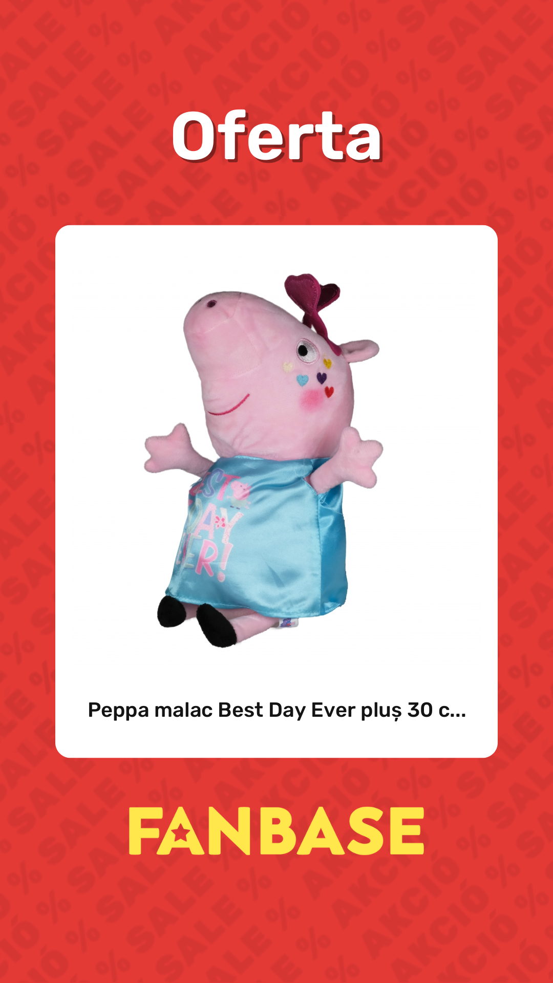 Oferte: Peppa malac Best Day Ever pluș 30 c...