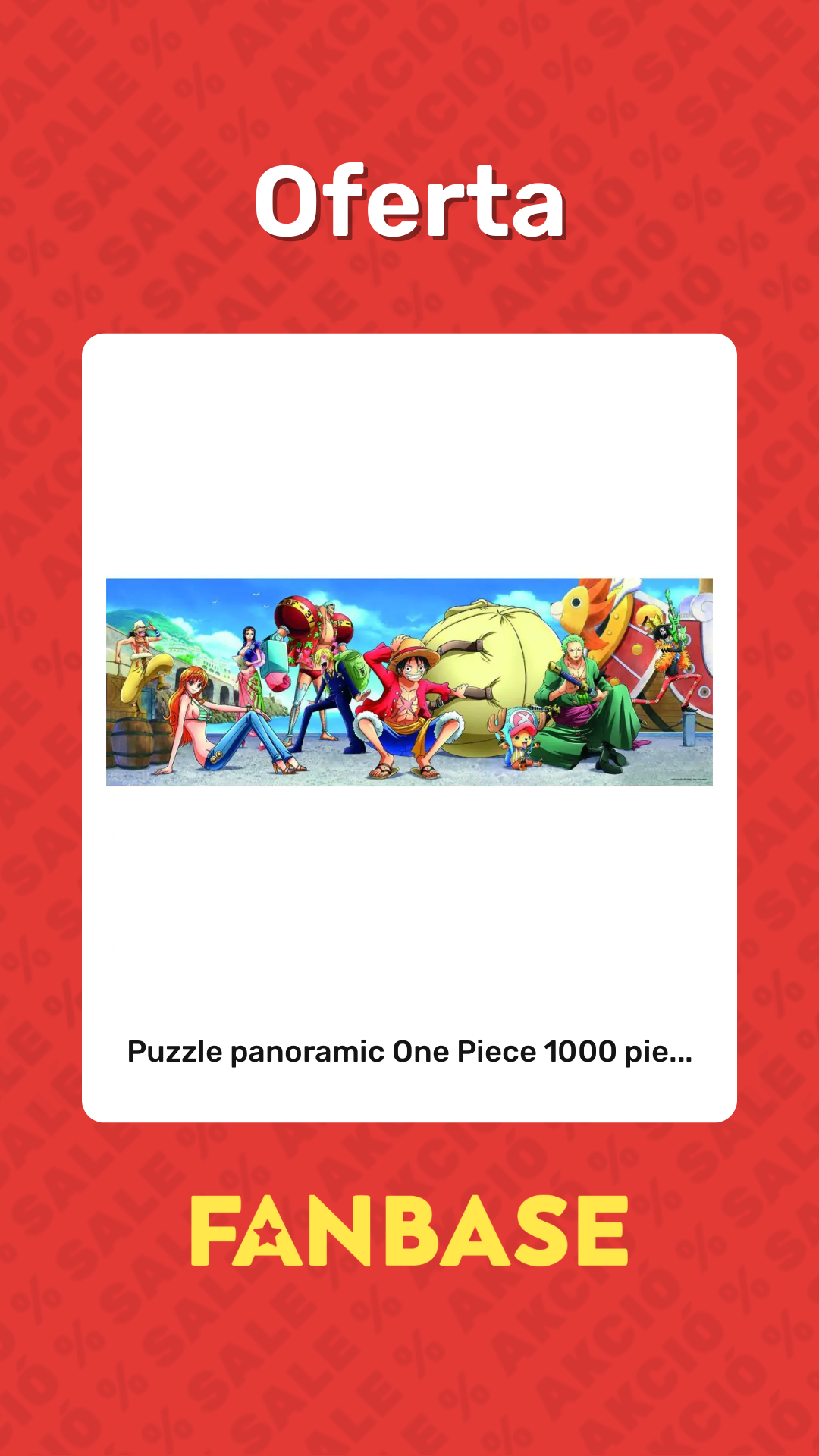 Oferte: Puzzle panoramic One Piece 1000 pie...