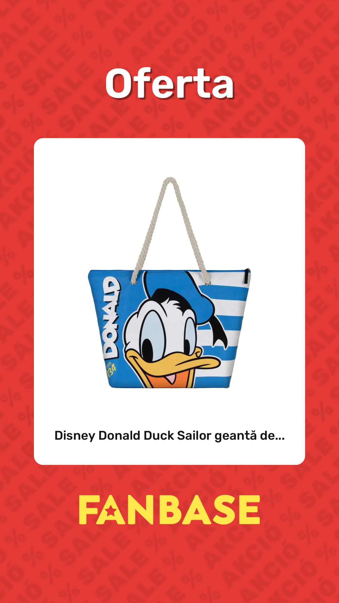 Oferte: Disney Donald Duck Sailor geantă de...