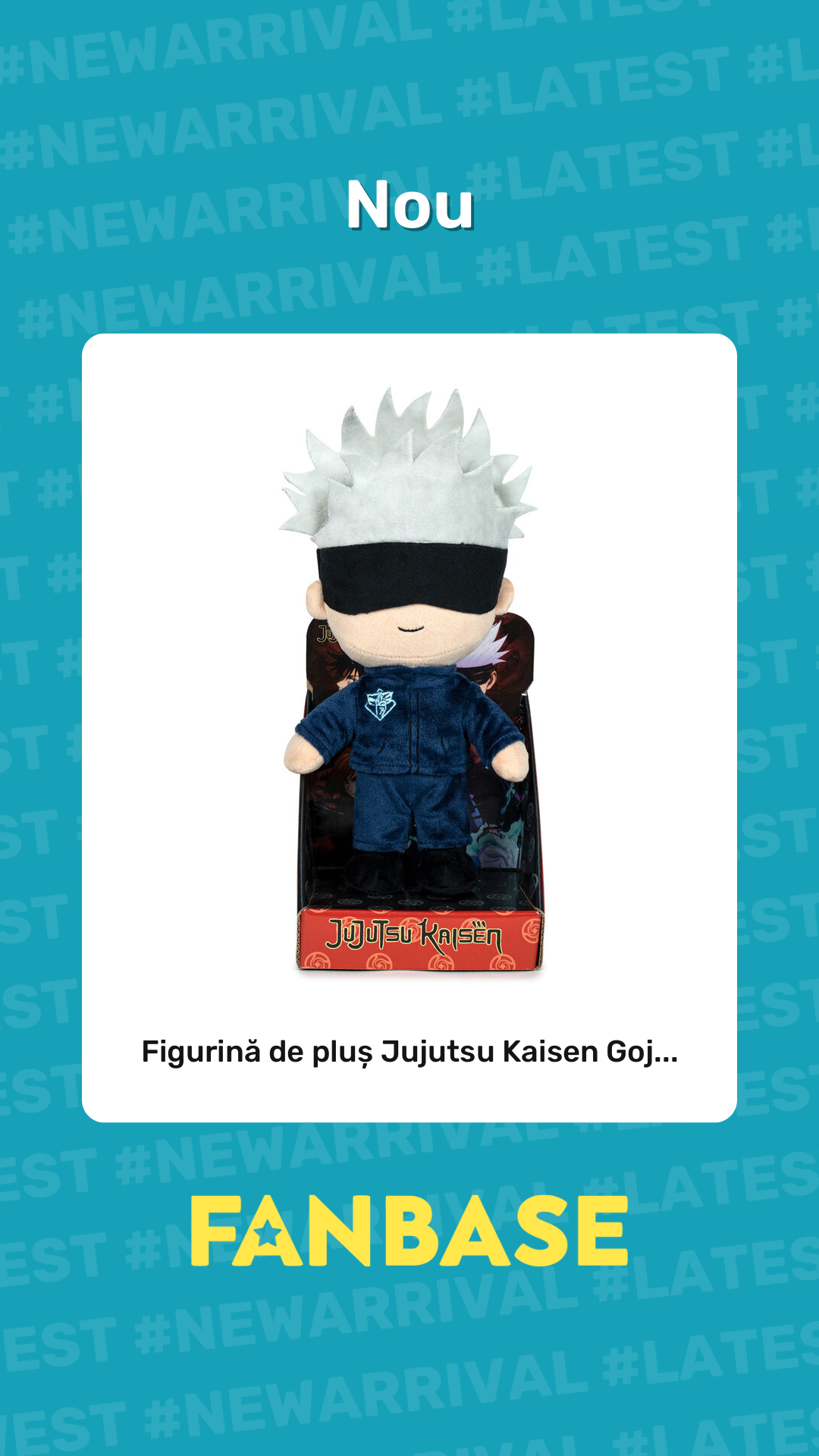 Ultimele produse: Figurină de pluș Jujutsu Kaisen Goj...
