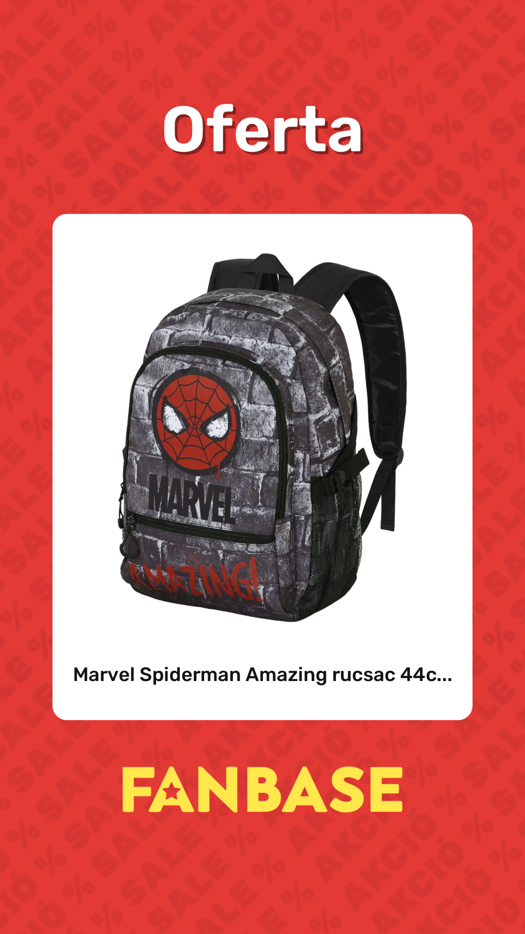 Oferte: Marvel Spiderman Amazing rucsac 44c...