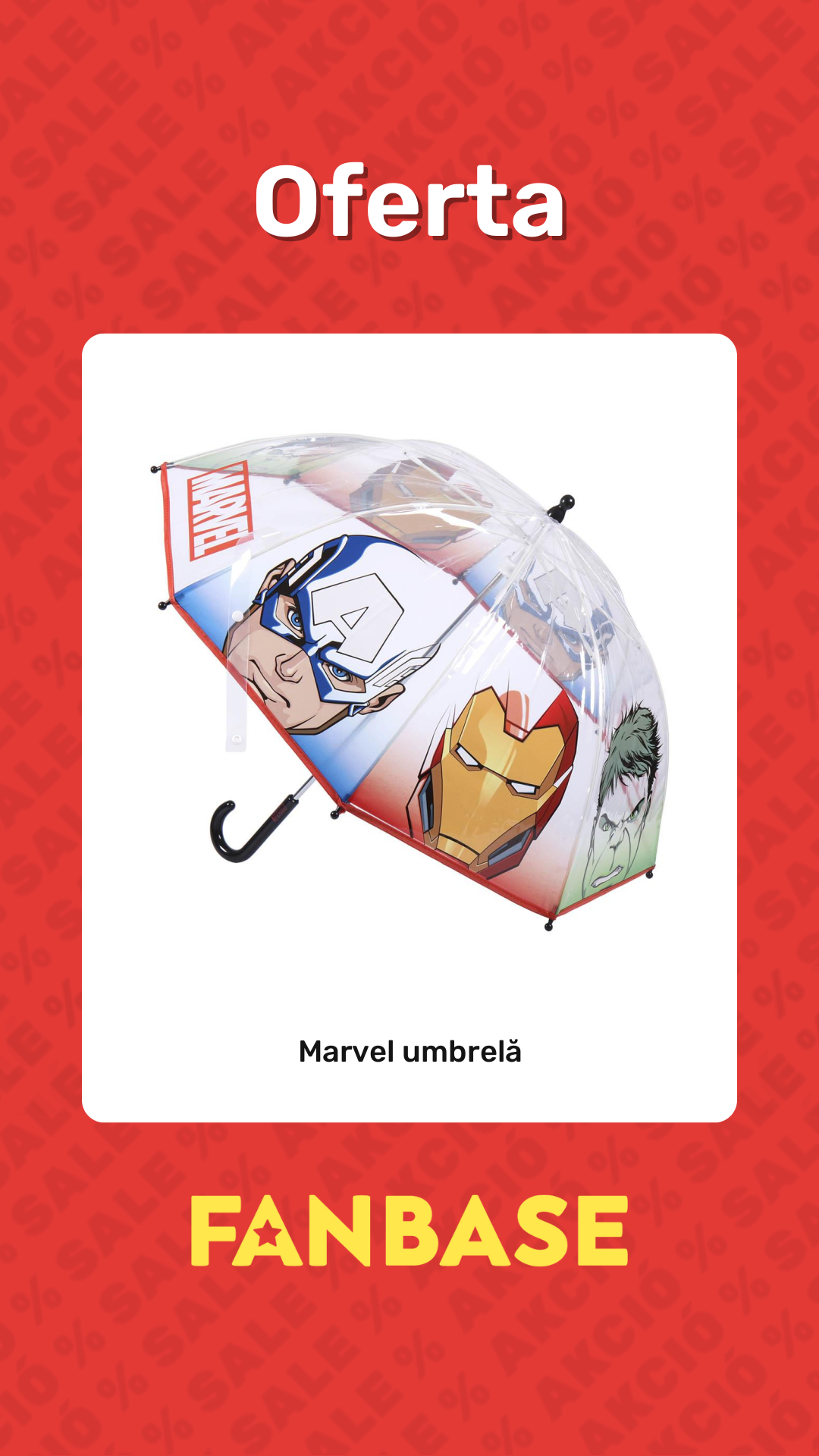 Oferte: Marvel umbrelă