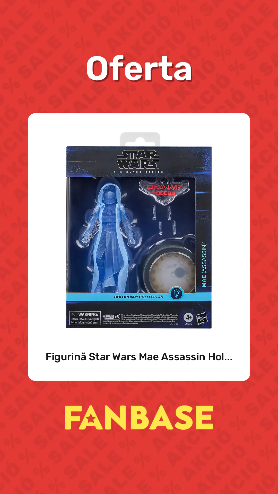 Oferte: Figurină Star Wars Mae Assassin Hol...