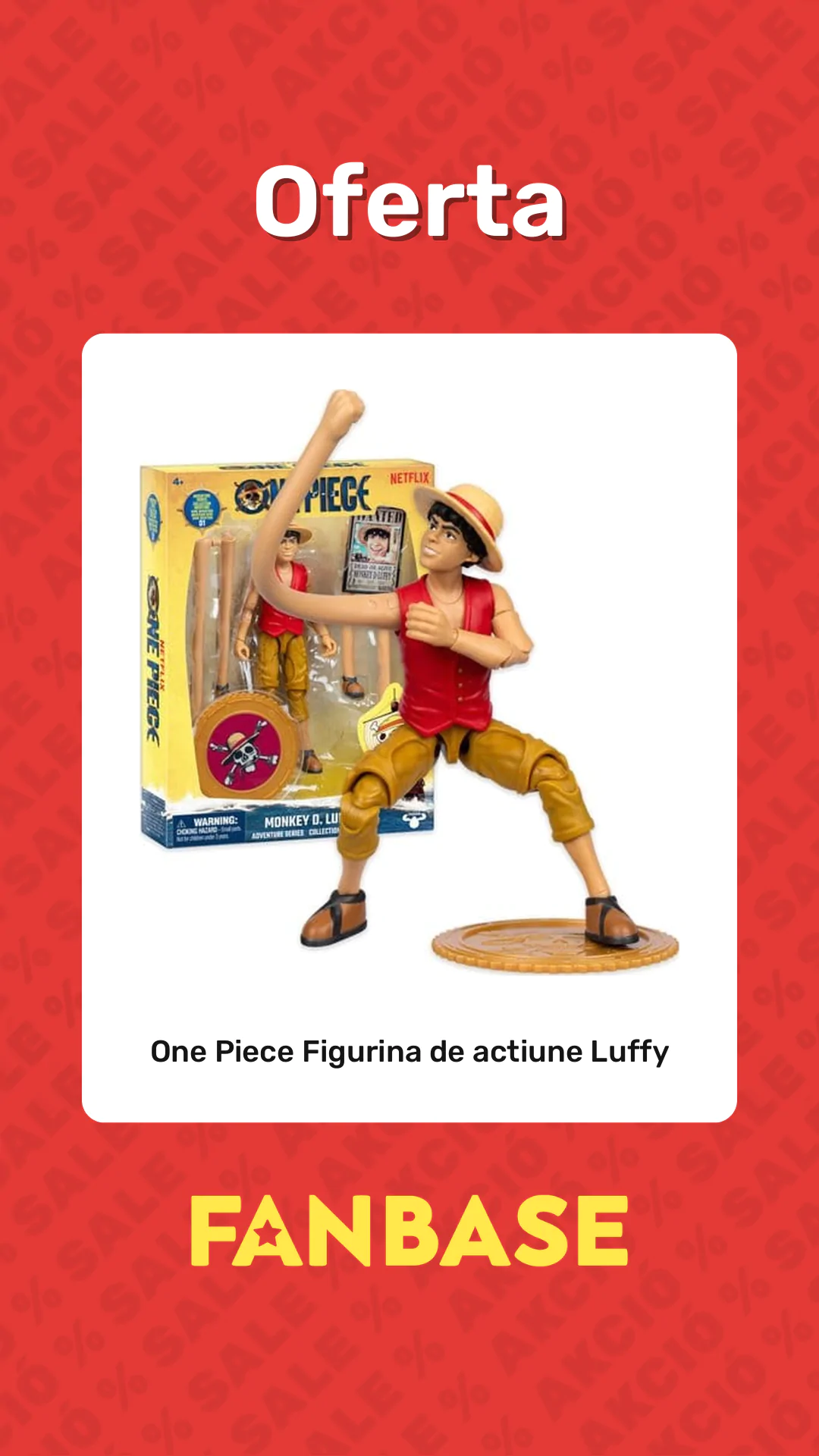 Oferte: One Piece Figurina de actiune Luffy