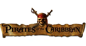 Pirates of the Caribbean figurine logo